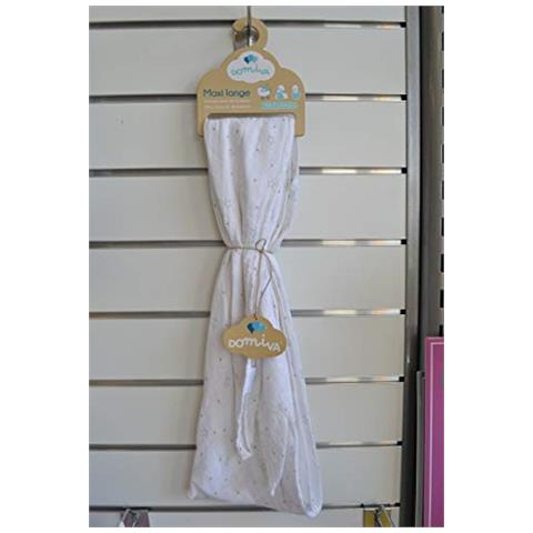 Domiva 1300535 Maxi Lange Bambù Stelle Grigie Bianco 120 X 120 Cm - Foto 2