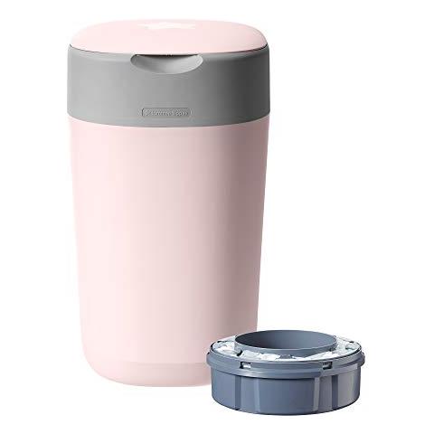 Tommee Tippee Sangenic Avanzato Sistema Di Smaltimento Pannolini Twist & Click, Rosa - Foto 1