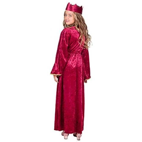 Dama Rinascimento Costume Bambina, Rosso, 4-6 Anni, 82142 - Foto 3