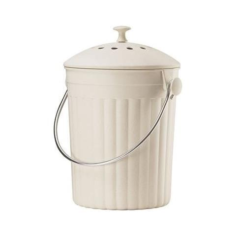 Eco Compost Pail Caddy Inoltre Filtri - Crema - Foto 1