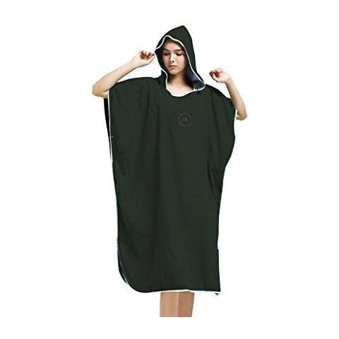 Modifica Robe Asciugamani Poncho Con Cappuccio Per Surf Nuoto Muta Modifica Compatto E Peso Leggero Un Formato Misura Tutti - Foto 2