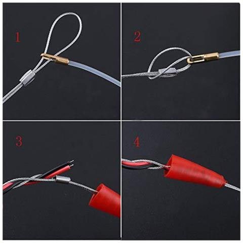 Nastro Nastro 15m Pesce Infila Testa Estrattore Tirare Legare Elettrico Per Filettare - Foto 4