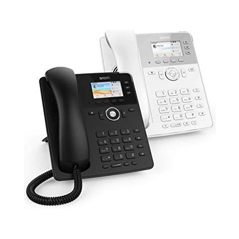 D717 Globale desk telefonico (3 auto-etichettatura tasti funzione, colori ad alta risoluzione TFT, sensore di luce integrato, PoE IEEE 802.3af)  - Foto 2