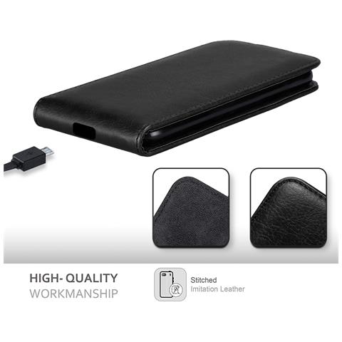 Custodia Compatibile Con Oneplus Nord Ce 5g In Nero Di Notte - Coperchio Protettivo In Design Flip Con Chiusura Magnetica - Foto 2