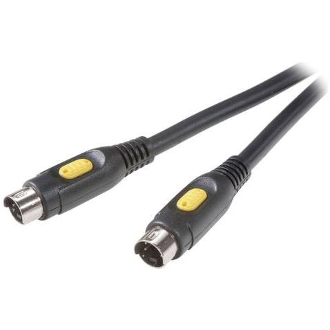 SP-7870328 cavo e adattatore video 5 m S-Video (4-pin) 2 x S-Video (4-pin) Nero - Foto 1