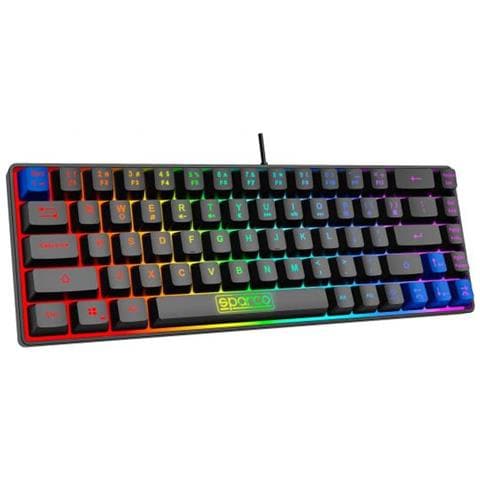 Tastiera USB 464951  (Layout Inglese US) Colore Nero - Foto 2