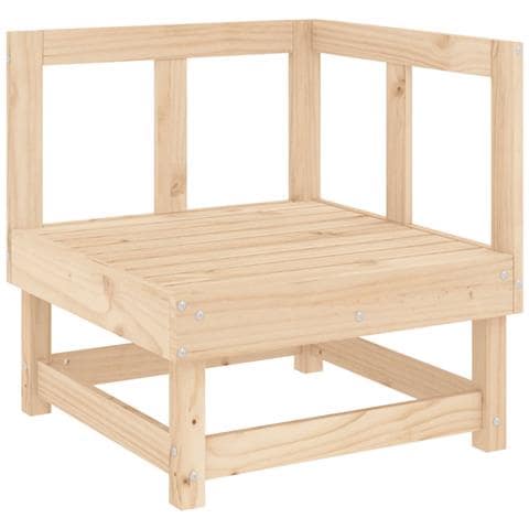 Set Salotto Da Giardino 5 Pz In Legno Massello Di Pino - Foto 3