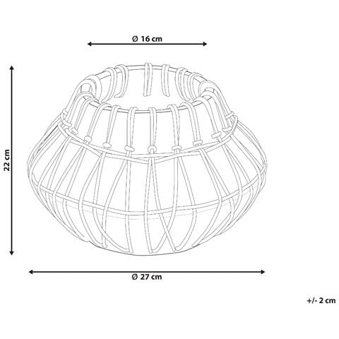 Vaso Decorativo Kluet Realizzato A Mano Ceramica Marrone - Foto 6