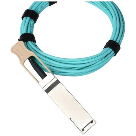 Q28-aoc-10m-f5-bo Cavo A Fibre Ottiche Qsfp28 Om3 Colore Acqua - Foto 2