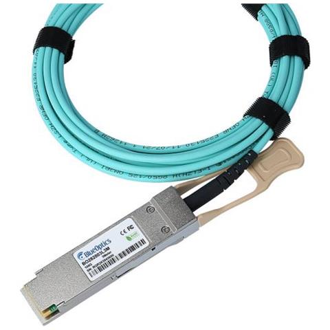 Q28-aoc-10m-f5-bo Cavo A Fibre Ottiche Qsfp28 Om3 Colore Acqua - Foto 3
