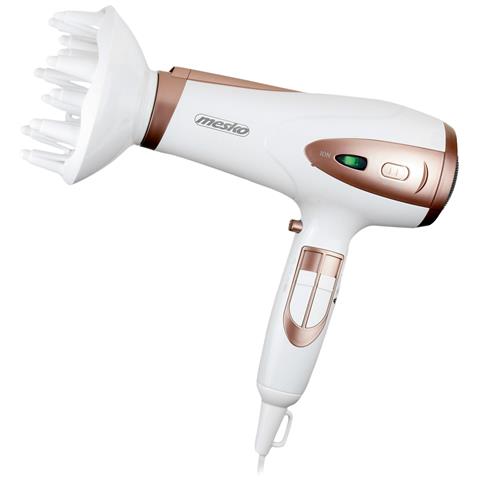 Ms2274 Asciugacapelli Professionale Ionico Diffusore 3 Temperature 2 Velocità Cool Shot 2400w - Foto 8