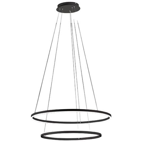 Lampadario A Sospensione Giotto A Led 65w Nero 3508-48-101 - Foto 1