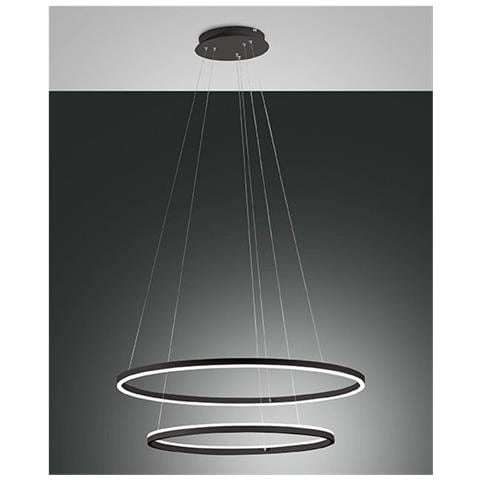 Lampadario A Sospensione Giotto A Led 65w Nero 3508-48-101 - Foto 2