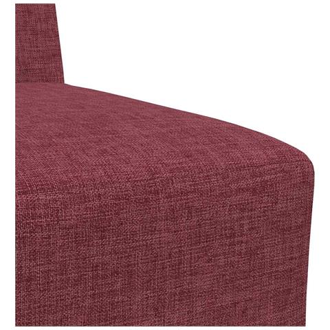 Divano Sedia Rosso Vino 55 cm in Tessuto - Foto 8