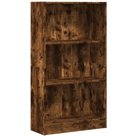Libreria Rovere Fumo 60x24x109 Cm In Truciolato - Foto 2
