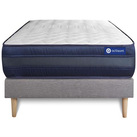 Kit Rete E Materasso Matrimoniale Actiflex Tech 80x190cm - Spessore : 24cm - Molle Insacchettate E Memory Foam- Molto Rigido - Foto 1