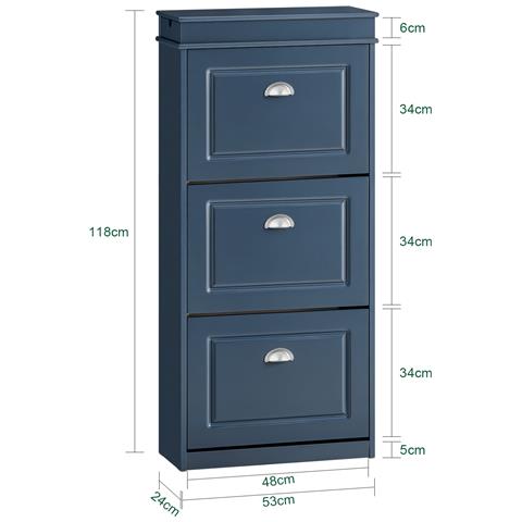 Scarpiera 53x24x117cm Fsr94-b - Foto 2