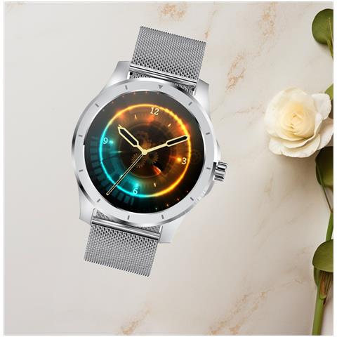 Smartwatch Compatibile Con Bluetooth Chiamate, Display Retina 1.43inch, Ip67 Impermeabile, Batteria 3-5 Giorni, Supporta Android 5.1+ E Ios 8.0+ Silver - Foto 2