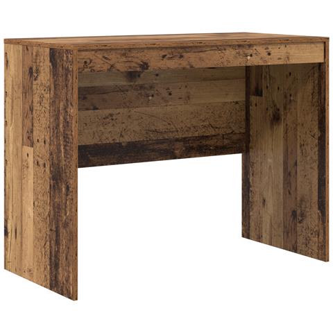 Scrivania Rustica Legno Antico Legno Massello 100 x 50 x 76 cm - Foto 1
