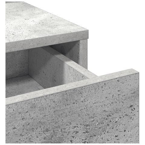 Tavolo da Trucco con Cassetti Grigio Cemento 79x41x140 cm - Foto 9