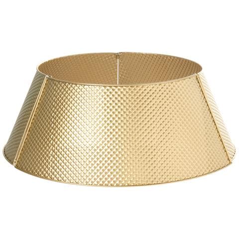 Copri Base Per Albero Di Natale Lapua Ferro Oro 64 Cm - Foto 2