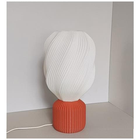 Lampada Da Scrivania Stampata In 3d Con Dimmer Usb E Base Moderna - Foto 2