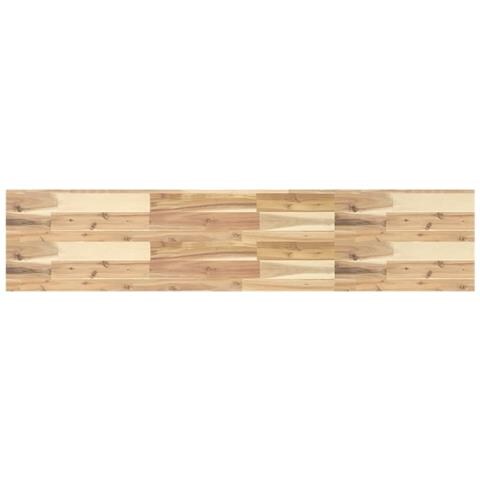 Piano per Tavolo 140x30x4 cm Rettangolare Legno Massello Acacia - Foto 1