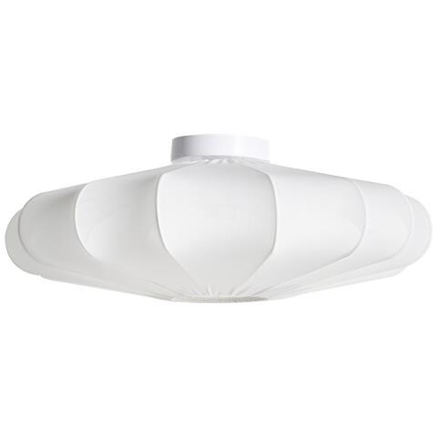 Plafoniera Umchabezi Tessuto Bianco - Foto 2