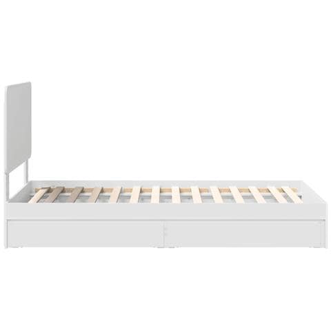 Letto con Contenitore Bianco 90 x 190 cm Legno multistrato - Foto 9