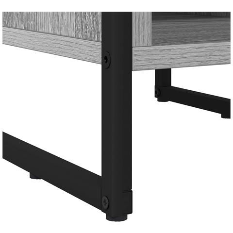 Comodino Grigio Sonoma 39.5 x 30 x 50 cm Legno multistrato - Foto 9