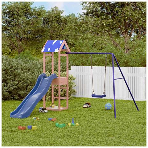 Set da Gioco da Esterno in Legno Massello di Douglas - Foto 2