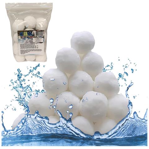 Palline filtro per pompe piscina, confezione 70 g, sostituzione filtri a cartuccia Bestway /Intex - Foto 4