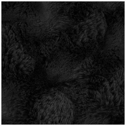 Coperta antiscivolo in finta di coniglio Olite Nero Poliestere - Foto 9