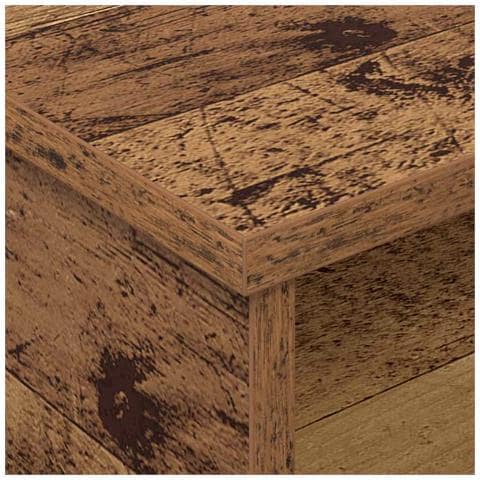 Comodino 2 pcs Legno vecchio 40 x 31 x 15 cm Legno multistrato - Foto 9