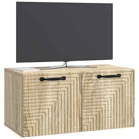 Mobile Porta TV da Muro Rovere Sonoma 59,5 x 31 x 30 cm - Foto 2