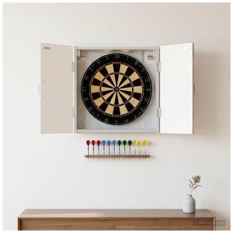Armadio per Dartboard HAARLEM Grigio Cemento - Foto 2