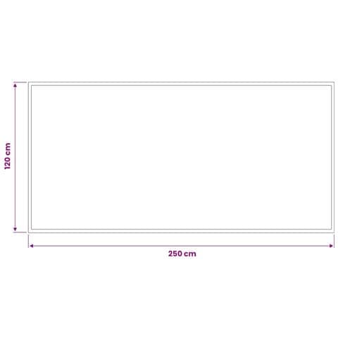 Tappetino Grigio Chiaro 250 x 120 cm 100% Poliammide - Foto 3
