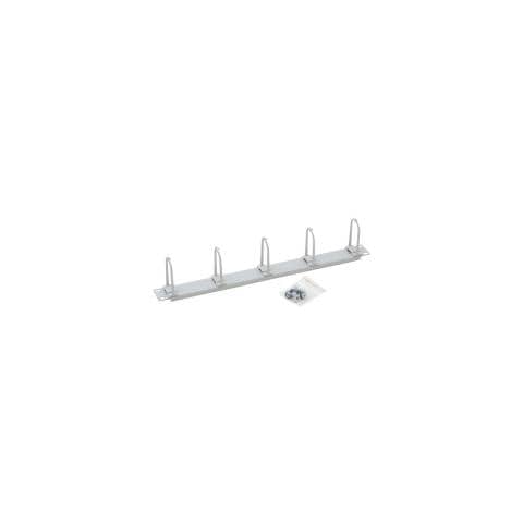 Pannello Passacavi per armadi Rack 19 pollici, 1U - Grigio - Foto 1