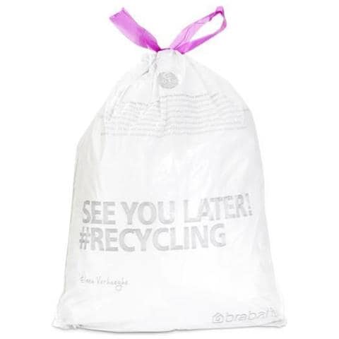 conf. 20 Sacchetti con manici12 l bianco 245343 - Foto 2