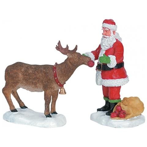 Babbo Natale Con Renna - Reindeer Treats Set Da 2 - Foto 1