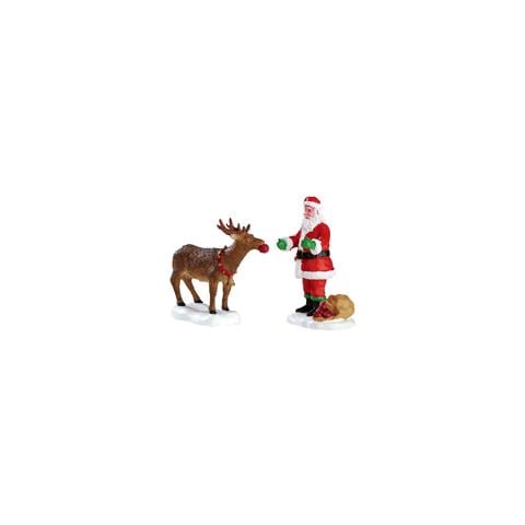 Babbo Natale Con Renna - Reindeer Treats Set Da 2 - Foto 3