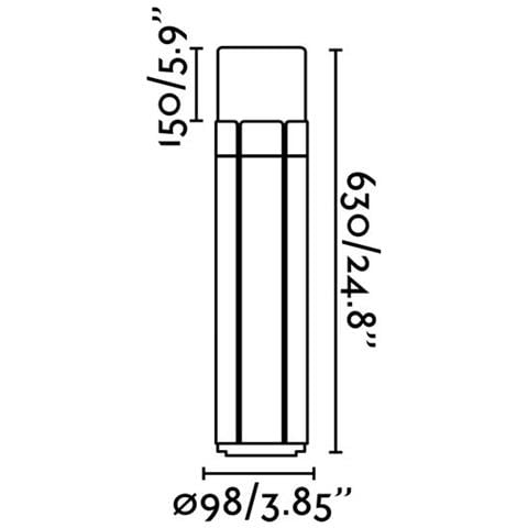 Faro 75531 - Tram Lampada Paletti Grigio Scuro H 63cm - Foto 13