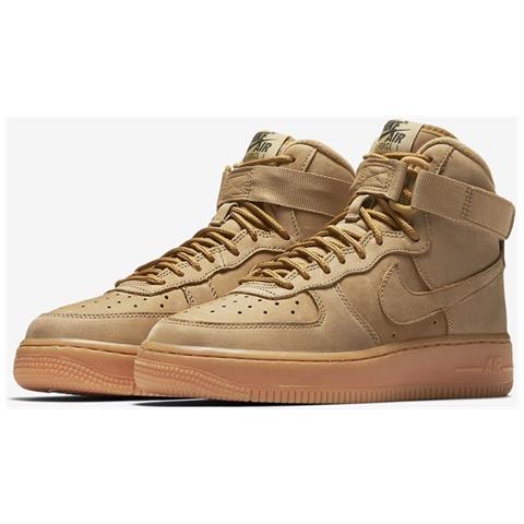 Scarpe Air Force 1 High Flax Gs 922066 203 922066203 Taglia 38,5 Colore Marrone - Foto 2