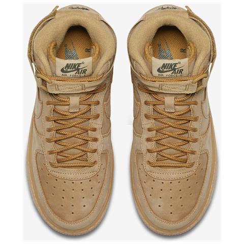 Scarpe Air Force 1 High Flax Gs 922066 203 922066203 Taglia 38,5 Colore Marrone - Foto 4