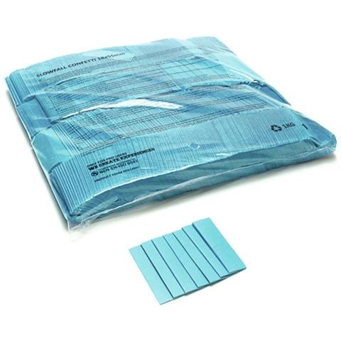 Slowfall Confetti Rectangular 55x18mm, Light Blue, 1kg - Foto 3