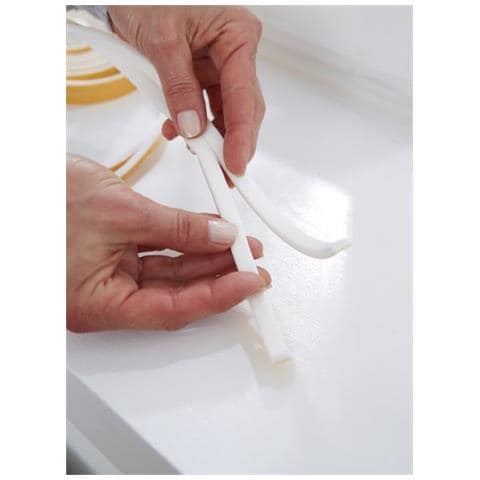 minore universale Guarnizione porte in schiuma a bianco e finestre, a 9 mm x 6 m - Foto 3