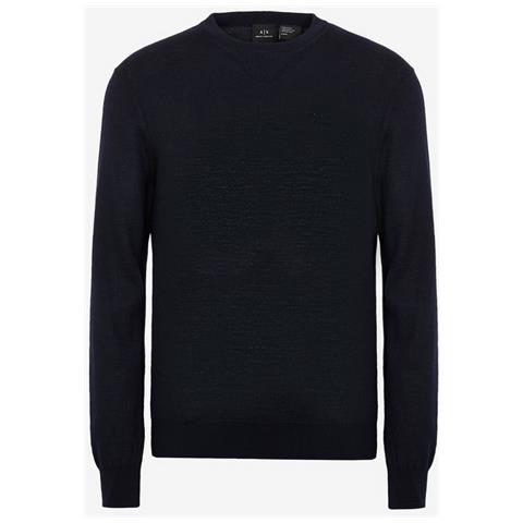 Maglia Maglione Uomo Armani Exchange 8nzm3a Zm8az 1510 Lana Original Ai New Taglia L Colore Blu - Foto 6