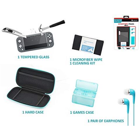 Pacchetto Accessori 6 In 1 Per Nintendo Lite Interruttore Con Custodia E Schermo Protettivo In Vetro Temperato. - Nintendo Interruttore - Foto 2