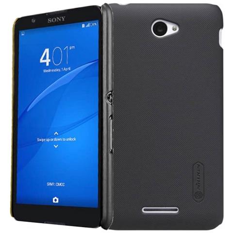 Custodia Frosted Shell Posteriore Rigida Antiscivolo Sony Xperia E4 Black - Foto 3