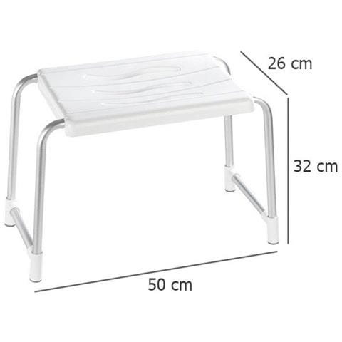 Sgabello Da Doccia Secura, Sgabello, Bianco, - Foto 5